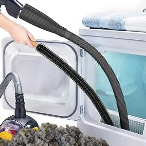 Sealegend 2 Pieces Dryer Vent Cleaner Kit Vacuum Attachment Hose With