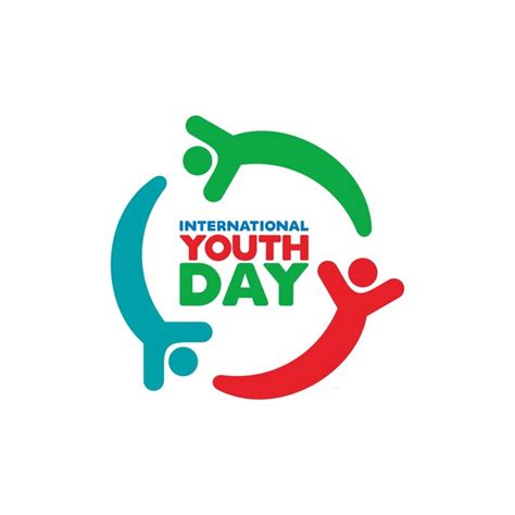 Premium Vector International Youth Day Poster Banner Vector Illustration