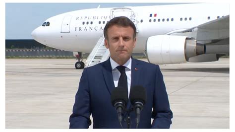 Video Emmanuel Macron A Aterizat Pe Aeroportul Mihail Kogalniceanu