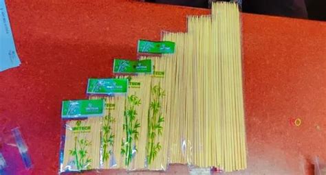 natural wood wooden kebab stick  pack  ahmedabad id