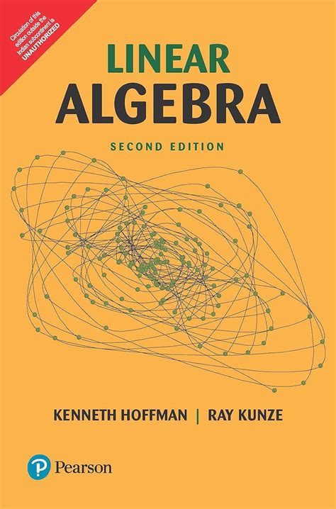 Linear Algebra Nd Ed Kenneth M Hoffman Ray Kunze