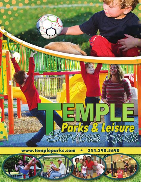 Temple Parks and Leisure Services Guide by City of Temple - Issuu