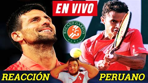 ¡por La HazaÑa 🎾novak Djokovic Vs Juan Pablo Varillas🎾 En Vivo🔴 Roland