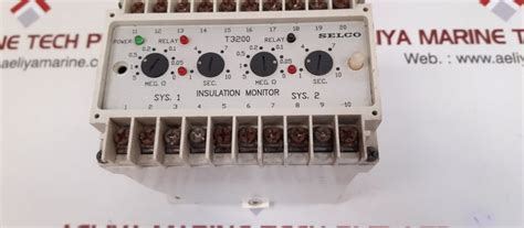 Selco T Insulation Monitoring Relay Aeliya Marine