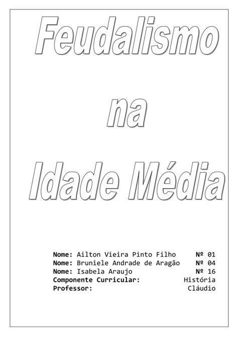 Pdf Feudalismo Na Idade M Dia Dokumen Tips