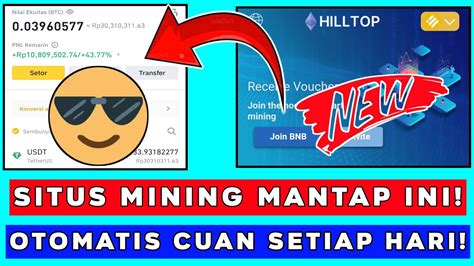 Mantap Banget Situs Mining Terbaru Nih Hasilkan Usdt Setiap Hari