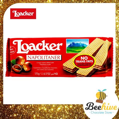 Loacker Napolitaner Hazelnut Cream Wafer 175g