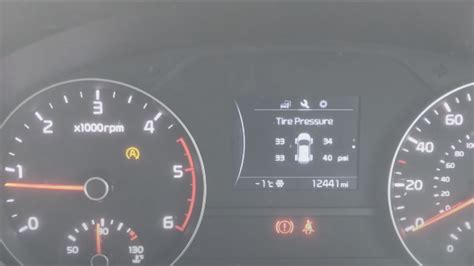 How To Reset The Tyre Pressure Light On A Kia Sportage