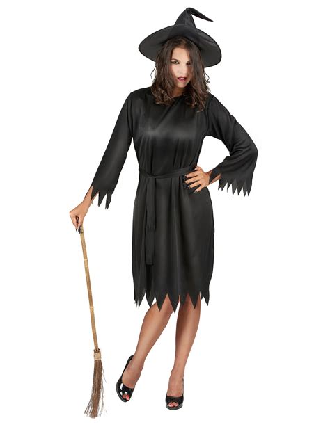 Disfarce Preto Bruxa Mulher Halloween Disfarces Adultos Mascarilhas E