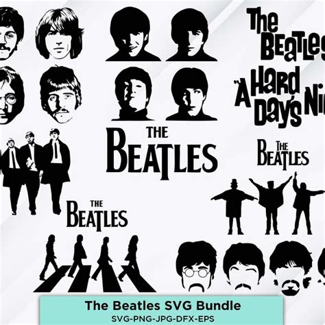 The Beatles Svg Etsy