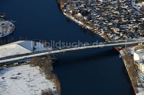 Berlin Aus Der Vogelperspektive Winterluftbild Baustelle Zum Neubau