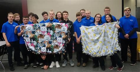 Ashland Area Students Make Blankets For St Judes Hospital