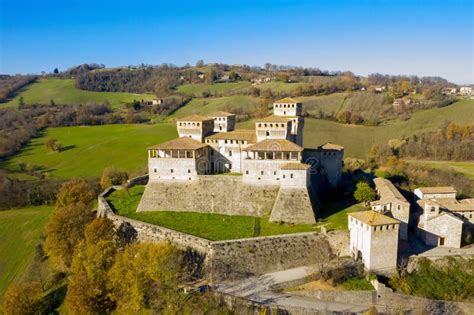 Medieval Castle View in the Town of Torrechiara Stock Image - Image of ancient, history: 236445629