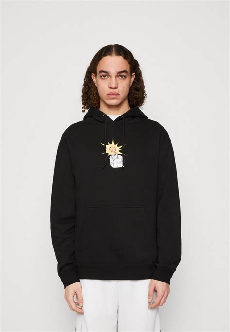 Huf Sippin Sun Hoodie Unisex Sweatshirt Black Noir Zalando Fr