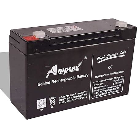 Amptek AT12 1 3 12V 1 3AH Battery Sealed Lead Acid Battery