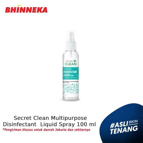 Jual Secret Clean Multipurpose Disinfectant Liquid Spray 100 Ml Di