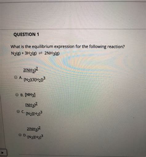 Solved Question 1 What Is The Equilibrium Expression For The Chegg