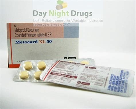 Buy Toprol XL 50mg, Metoprolol Succinate ER Tablets 50 mg Online