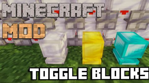 Minecraft Mods 1710 Toggle Blocks Mod Ita Youtube