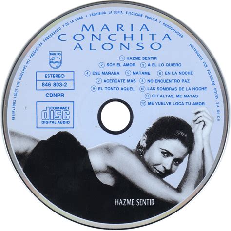 Car Tula Cd De Maria Conchita Alonso Hazme Sentir Portada