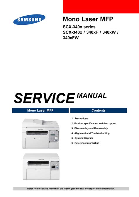 Instructions Samsung Scx 4200