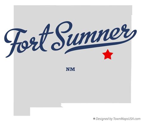 Map of Fort Sumner, NM, New Mexico