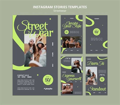 Premium Psd Streetwear Collection Instagram Stories