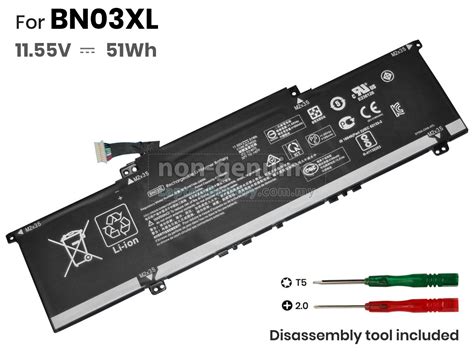 Hp Envy X Ay Na Battery High Grade Replacement Hp Envy X