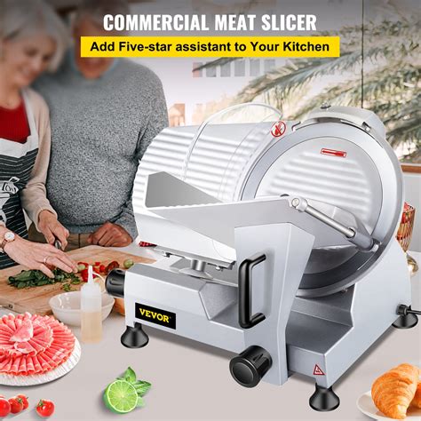 Vevor Commercial Meat Slicer12 Inch Electric Meat Slicer Semi Auto