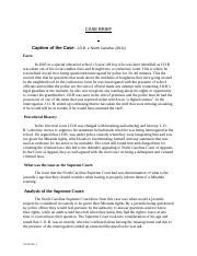 Briefing Cases 2 Docx CASE BRIEF Caption Of The Case J D B V North