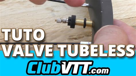 Tubeless Vtt Montage Valve TUBELESS Avec Joint Torique 585 YouTube