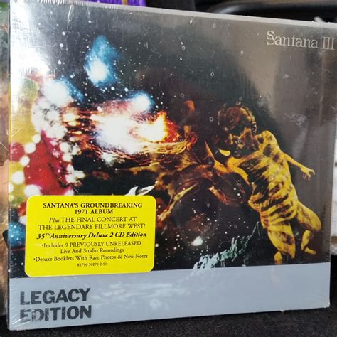 Santana Santana Iii Cd Album Deluxe Edition Reissue Remastered