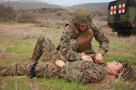 Dvids Images 1st Mlg Marines Finish Combat Lifesaver Class During