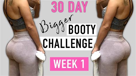 Bigger Booty Workout Challenge Week 1 Yt Booty And Legs Youtube