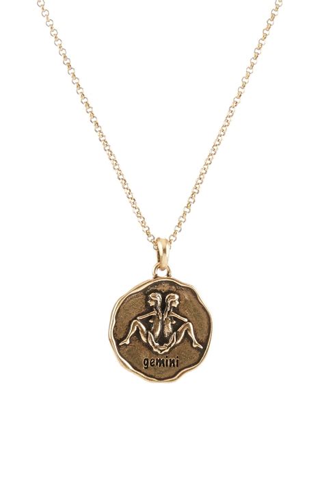 Zodiac Gemini Pendant Necklace | Gemini pendant, Gemini pendant ...