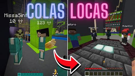 RECREANDO LOS SQUID CRAFT GAMES 2 COLAS LOCAS YouTube