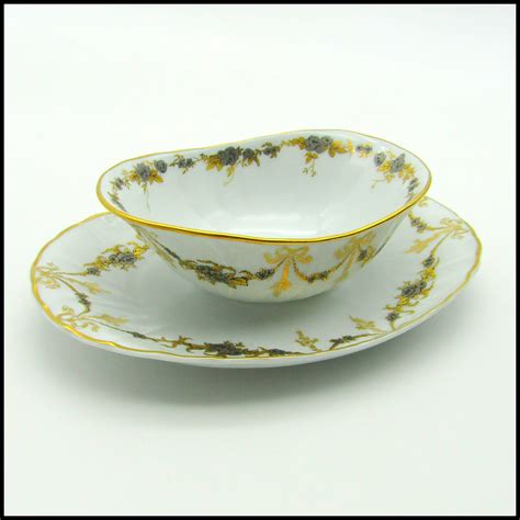 Limoges Bernardaud Sauci Re En Porcelaine Mod Le Marie Th R Se