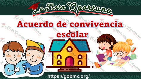 Acuerdo De Convivencia Escolar Gobmx Org