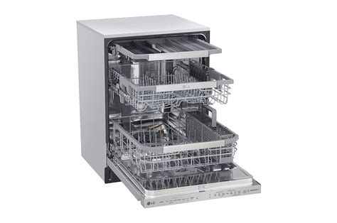 LG Top Control Smart Dishwasher with QuadWash™ & TrueSteam® (Steel ...