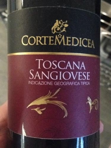 Corte Medicea Toscana Sangiovese Vivino Italia