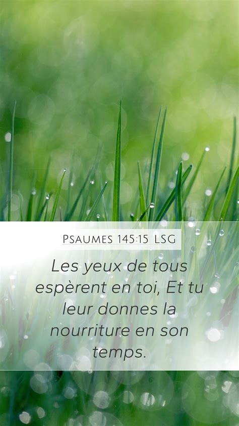 Psaumes Lsg Mobile Phone Wallpaper Les Yeux De Tous Esp Rent