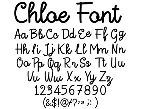 The Font And Numbers Are All Handwritten
