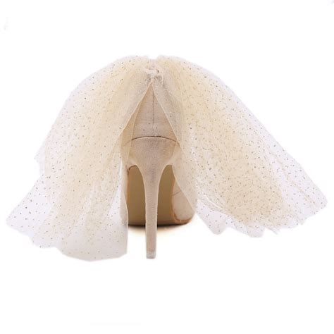 Khaki Suede Back Bow Diamantes Point Head High Heels Stiletto Shoes