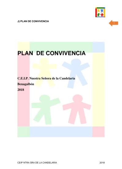 J Plan De Convivencia Plan De Convivencia C E I P Nuestra Se Ora De