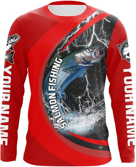 Amazon Personalized Mens Fishing Shirts Long Sleeve Fishing