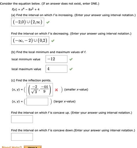 Solved Consider The Equation Below If An Answer Does Not Chegg