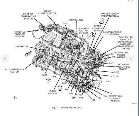 Breakdown Of Engine Components 2003 Dodge Caravan Parts Diagram