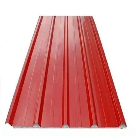 Cold Rolled Frp Red Color Coated Roofing Sheet Thickness Of Sheet