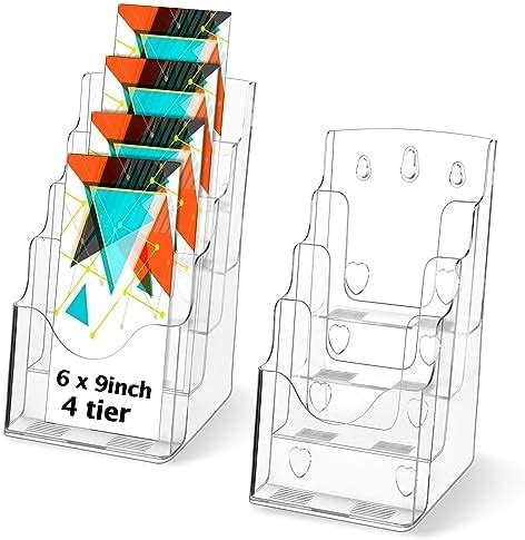 Amazon Dazzling Displays Tier X Tri Fold Brochure Holder