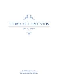 Ejercicios sobre teoría de conjuntos desarrollados y explicados